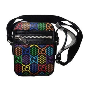 Gucci GG Psychedelic Shoulder Bag Black